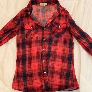 Plaid Flannel from Passport/ Size Small